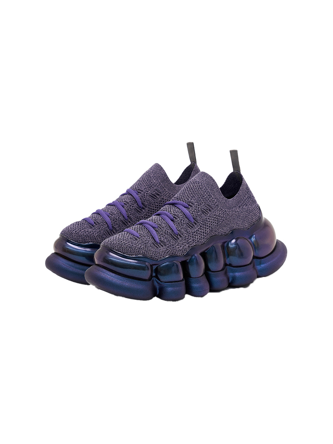 Breathable Mesh Slip-On Platform Sneakers-Purple - PSYLOS 1, Breathable Mesh Slip-On Platform Sneakers-Purple, Athleisure shoes, MIKIOSAKABE, PSYLOS 1